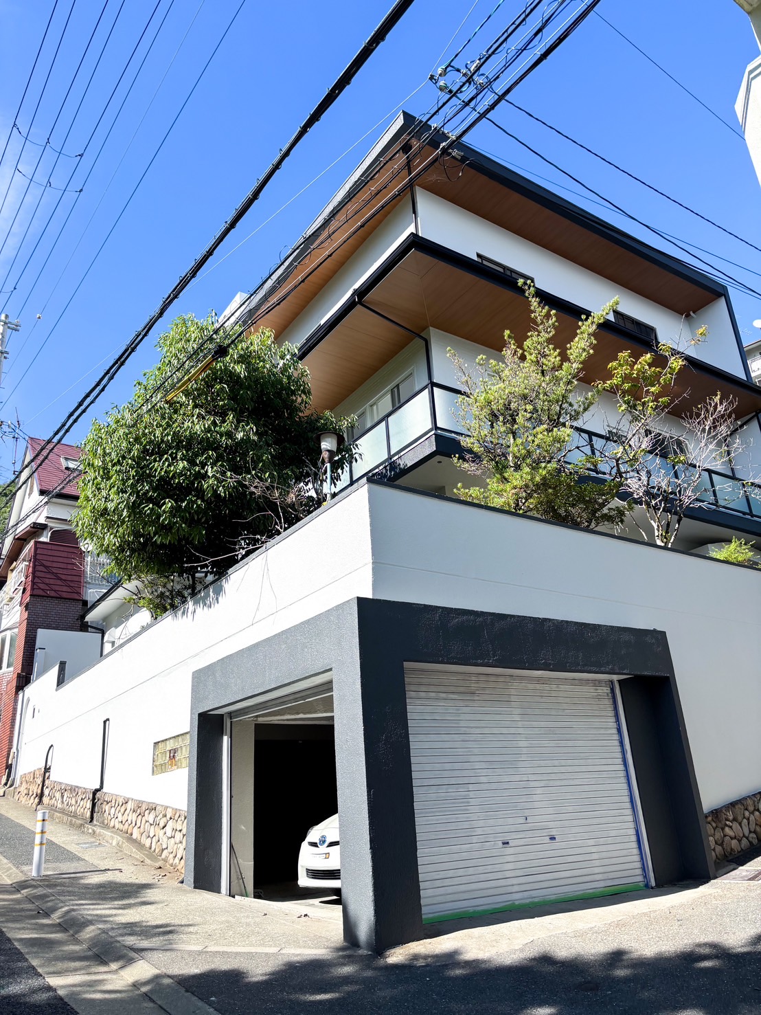 鶴甲屋上から海が見える家